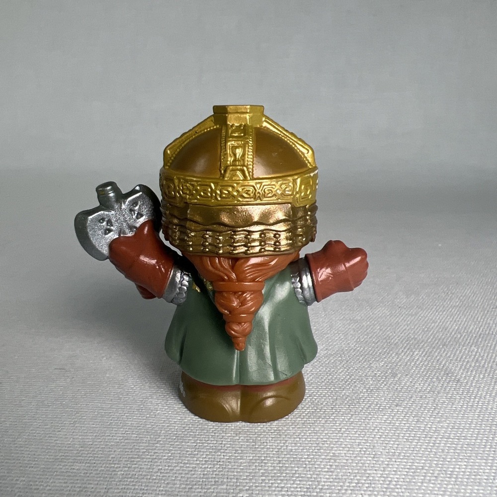 Fisher‎ Price Little People LORD OF THE RINGS Gimli The Dwarf LOTR - Picture 3 of 6